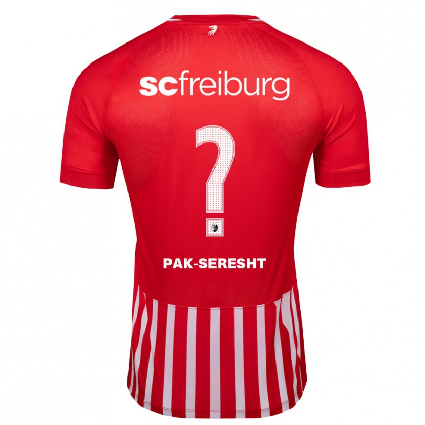 DanxenキッズPuyan Pak-Seresht#0レッド ホワイト ブラックホームシャツ2026/27ジャージーユニフォーム