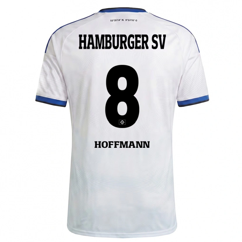 DanxenキッズNick Hoffmann#8ホワイト ブラック ブルーホームシャツ2026/27ジャージーユニフォーム