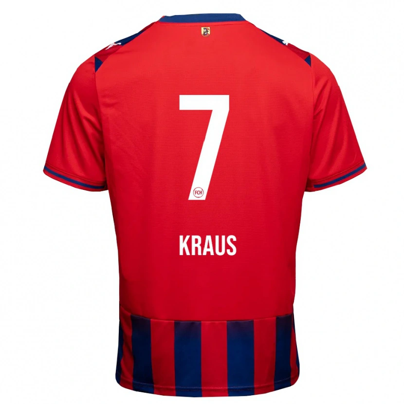 DanxenキッズSabrina Kraus#7ロイヤルブルー ホワイト レッドホームシャツ2026/27ジャージーユニフォーム