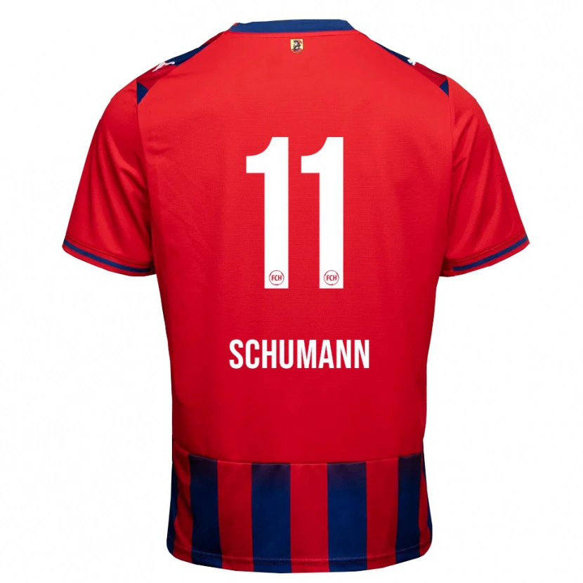 DanxenキッズStefan Schumann#11ロイヤルブルー ホワイト レッドホームシャツ2026/27ジャージーユニフォーム
