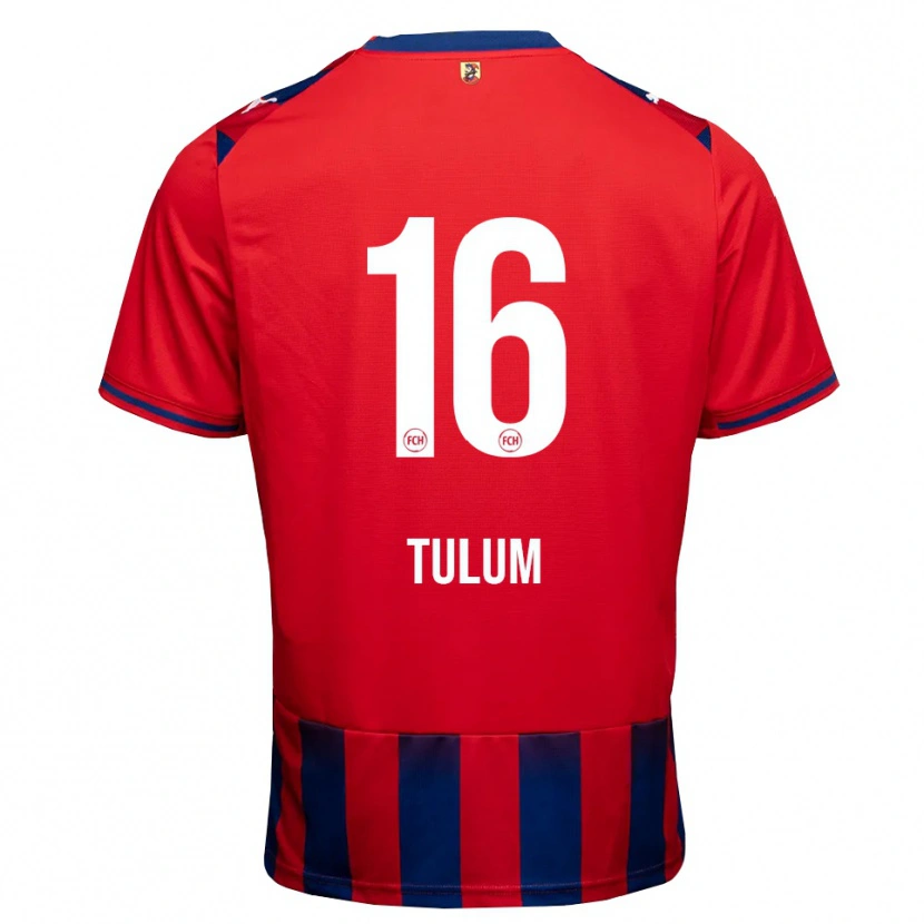 DanxenキッズMelih Tulum#16ロイヤルブルー ホワイト レッドホームシャツ2026/27ジャージーユニフォーム
