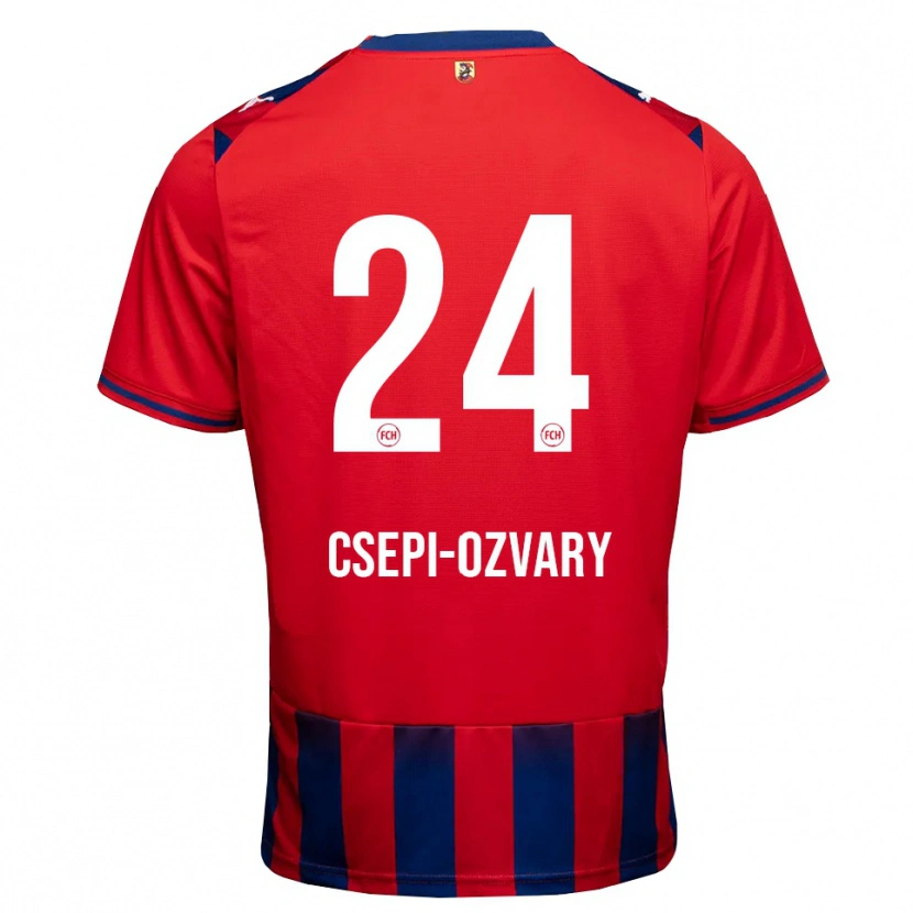 DanxenキッズMarcell Csepi-Ozvary#24ロイヤルブルー ホワイト レッドホームシャツ2026/27ジャージーユニフォーム