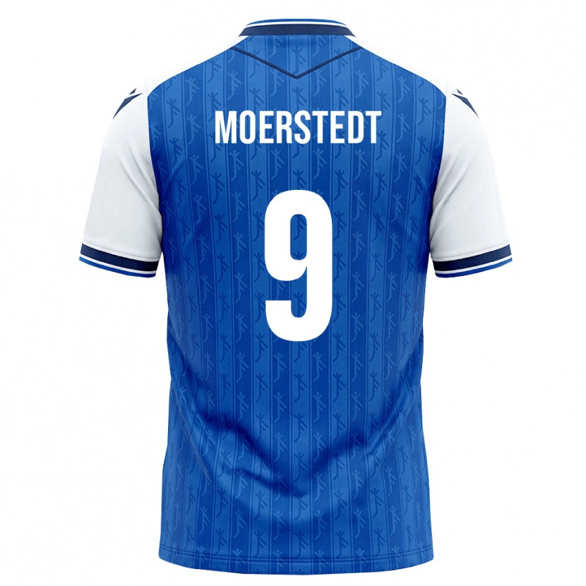 DanxenキッズMax Moerstedt#9ロイヤルブルー ホワイトホームシャツ2026/27ジャージーユニフォーム