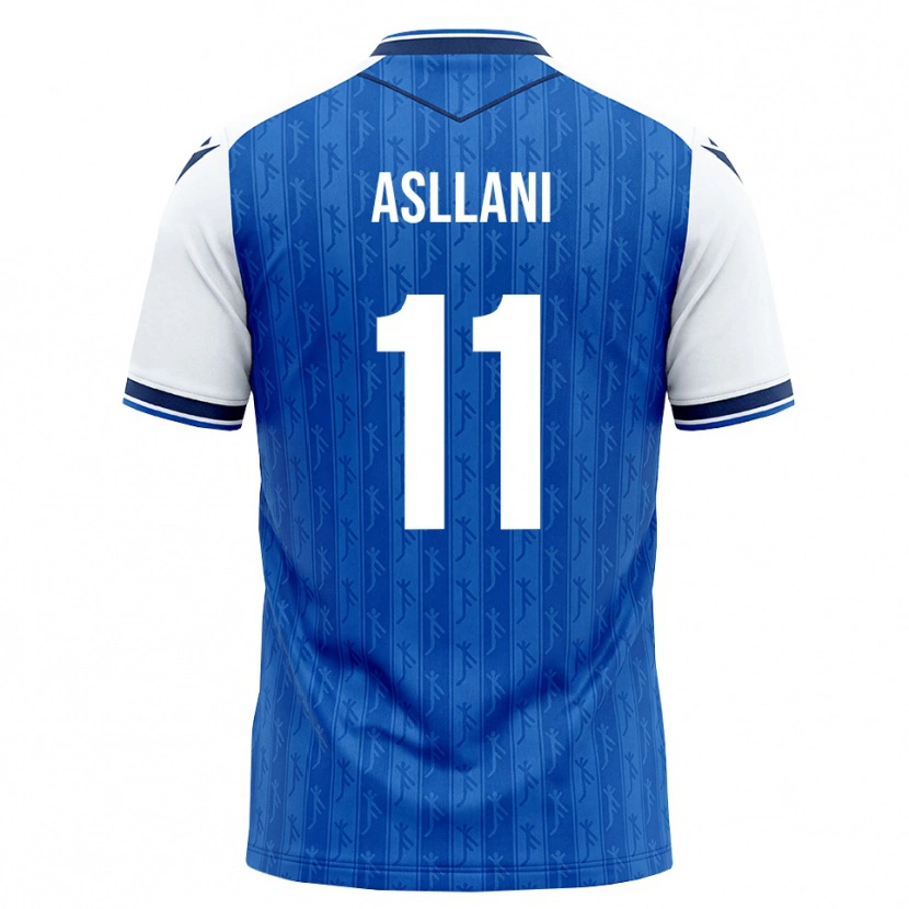Danxenキッズフィスニク・アスラニ#11ロイヤルブルー ホワイトホームシャツ2026/27ジャージーユニフォーム