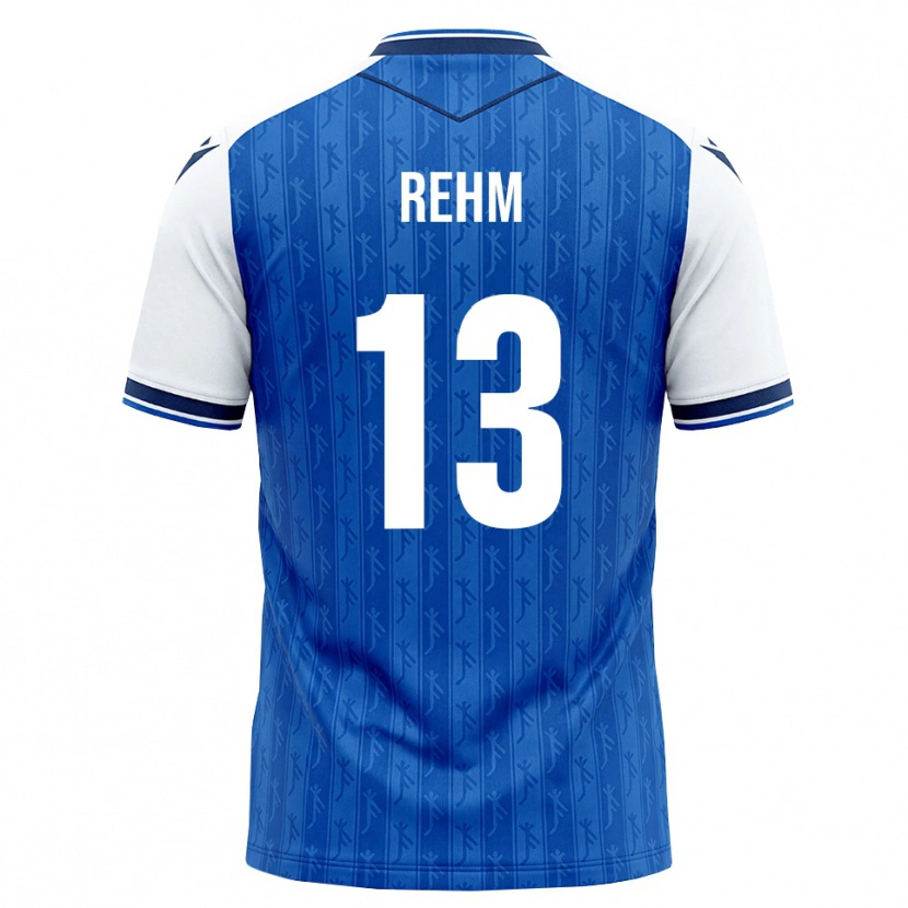 DanxenキッズLouis Rehm#13ロイヤルブルー ホワイトホームシャツ2026/27ジャージーユニフォーム