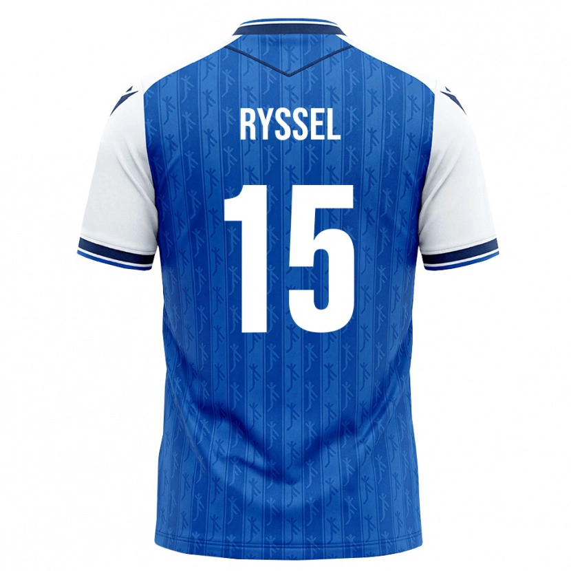 DanxenキッズNoah Ryssel#15ロイヤルブルー ホワイトホームシャツ2026/27ジャージーユニフォーム