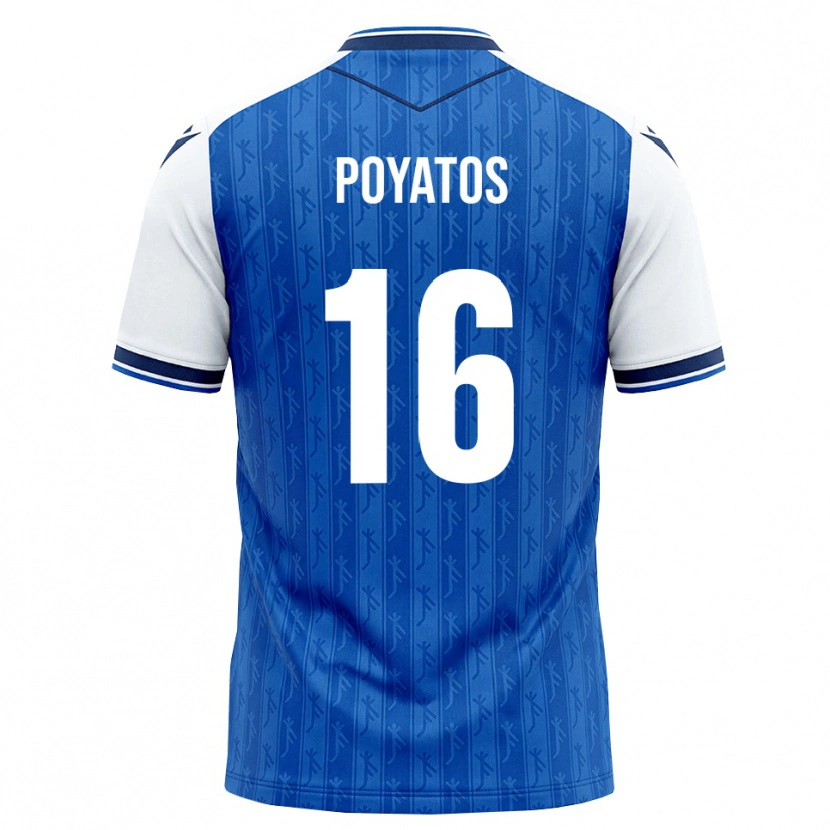 DanxenキッズMiguel Poyatos#16ロイヤルブルー ホワイトホームシャツ2026/27ジャージーユニフォーム
