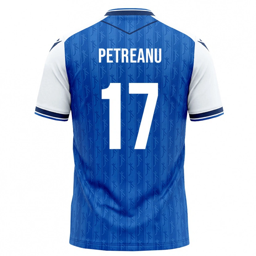 DanxenキッズVlad Petreanu#17ロイヤルブルー ホワイトホームシャツ2026/27ジャージーユニフォーム