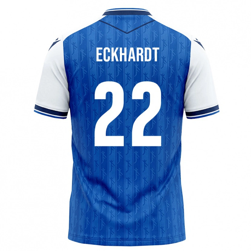 DanxenキッズAaron Eckhardt#22ロイヤルブルー ホワイトホームシャツ2026/27ジャージーユニフォーム