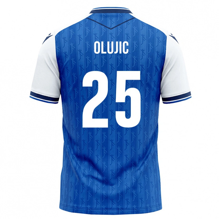 DanxenキッズRomeo Olujic#25ロイヤルブルー ホワイトホームシャツ2026/27ジャージーユニフォーム