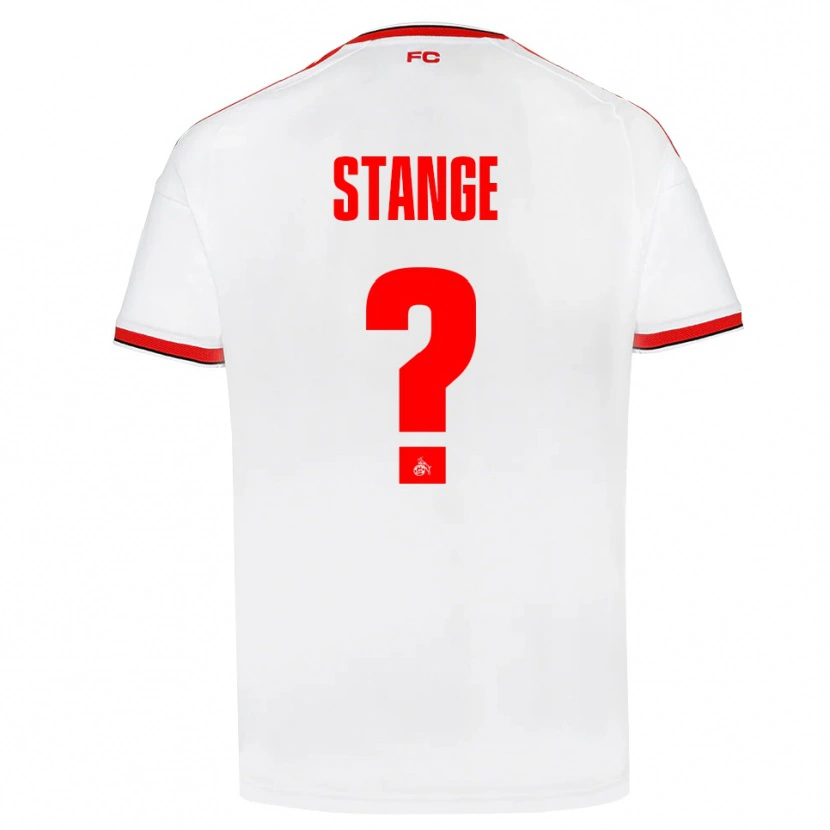 DanxenキッズJulian Stange#0ホワイト レッド ブラックホームシャツ2026/27ジャージーユニフォーム