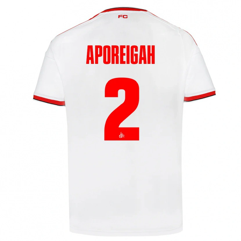 DanxenキッズLeo Aporeigah#2ホワイト レッド ブラックホームシャツ2026/27ジャージーユニフォーム