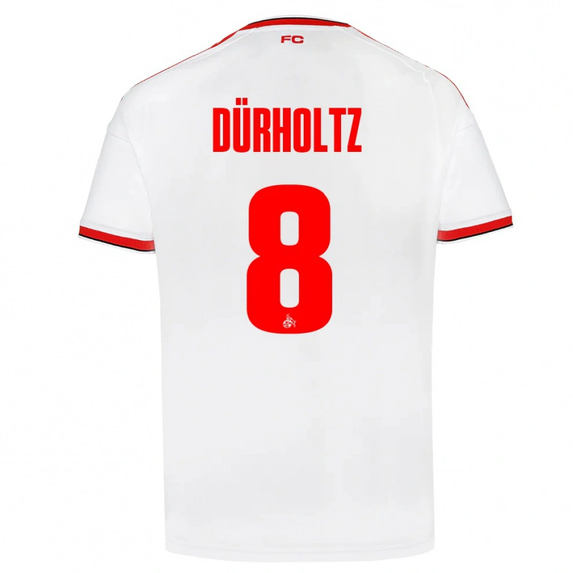 Danxenキッズルカ・ドゥルホルツ#8ホワイト レッド ブラックホームシャツ2026/27ジャージーユニフォーム