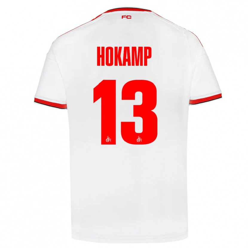 Danxenキッズマール・ホーカンプ#13ホワイト レッド ブラックホームシャツ2026/27ジャージーユニフォーム