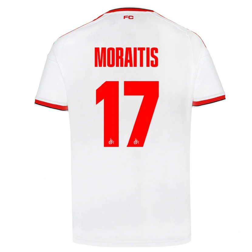 DanxenキッズVictor Moraitis#17ホワイト レッド ブラックホームシャツ2026/27ジャージーユニフォーム