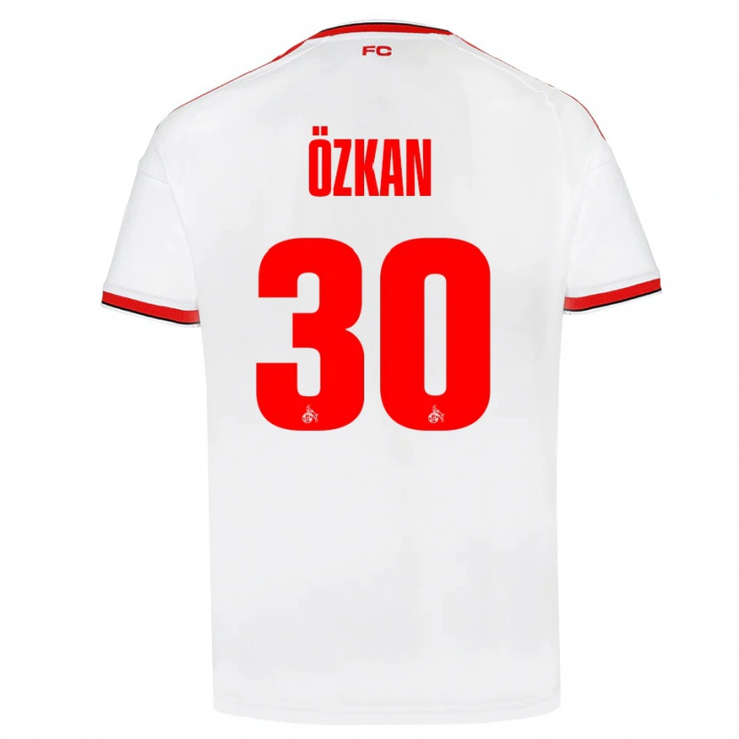 DanxenキッズMikail Özkan#30ホワイト レッド ブラックホームシャツ2026/27ジャージーユニフォーム