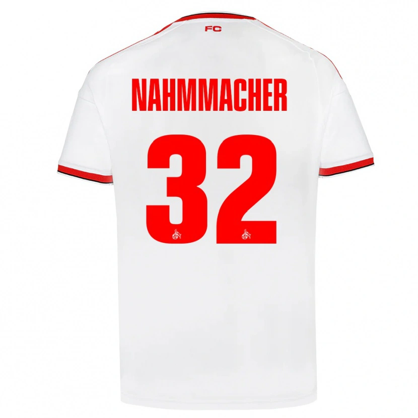 DanxenキッズEmil Nahmmacher#32ホワイト レッド ブラックホームシャツ2026/27ジャージーユニフォーム