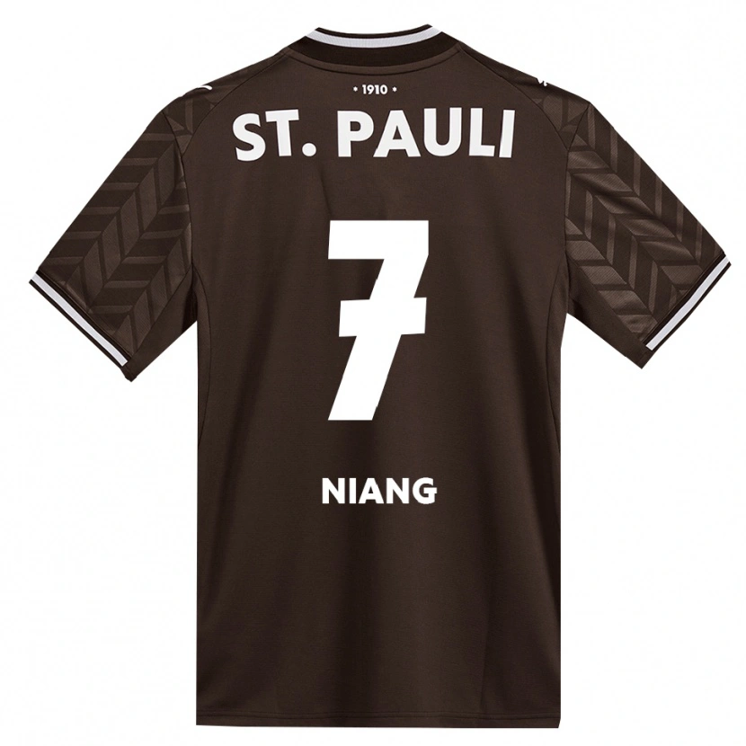 DanxenキッズYoussoupha Niang#7カフェ ホワイトホームシャツ2026/27ジャージーユニフォーム