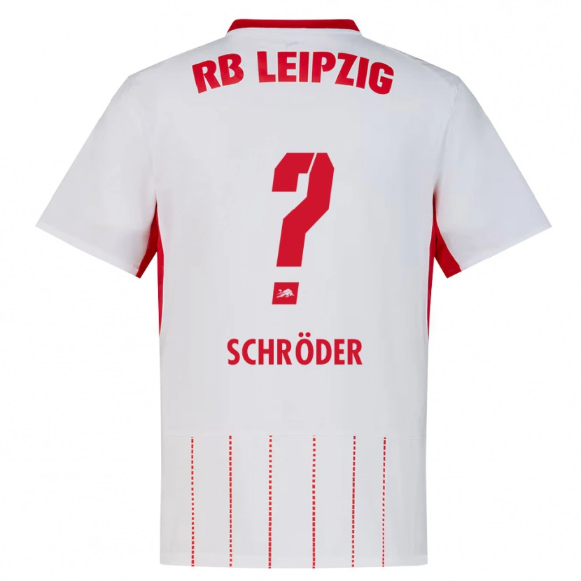 DanxenキッズLevin Schröder#0レッド ホワイト イエローホームシャツ2026/27ジャージーユニフォーム