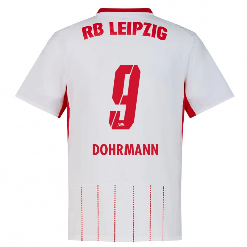 DanxenキッズPaul Dohrmann#9レッド ホワイト イエローホームシャツ2026/27ジャージーユニフォーム