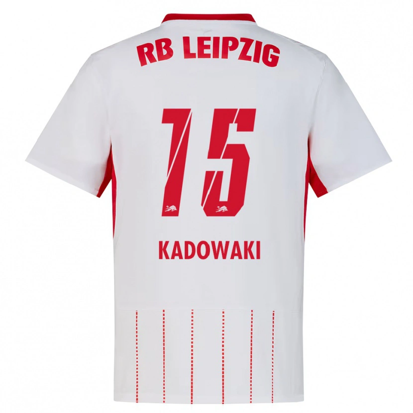 DanxenキッズMai Kadowaki#15レッド ホワイト イエローホームシャツ2026/27ジャージーユニフォーム