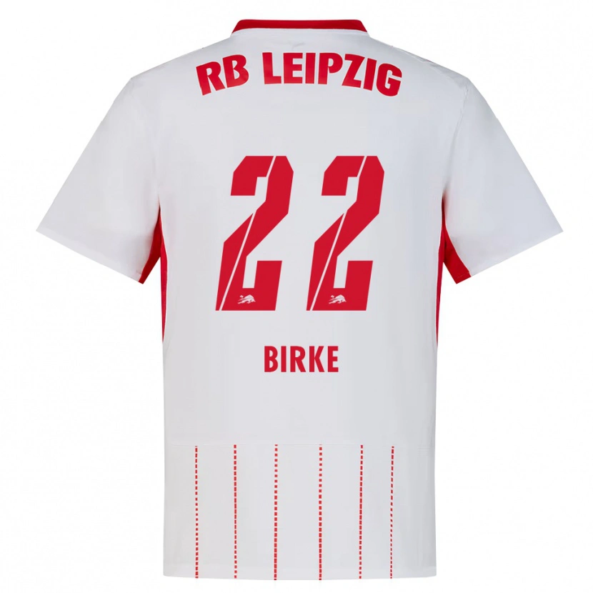 DanxenキッズLennox Birke#22レッド ホワイト イエローホームシャツ2026/27ジャージーユニフォーム