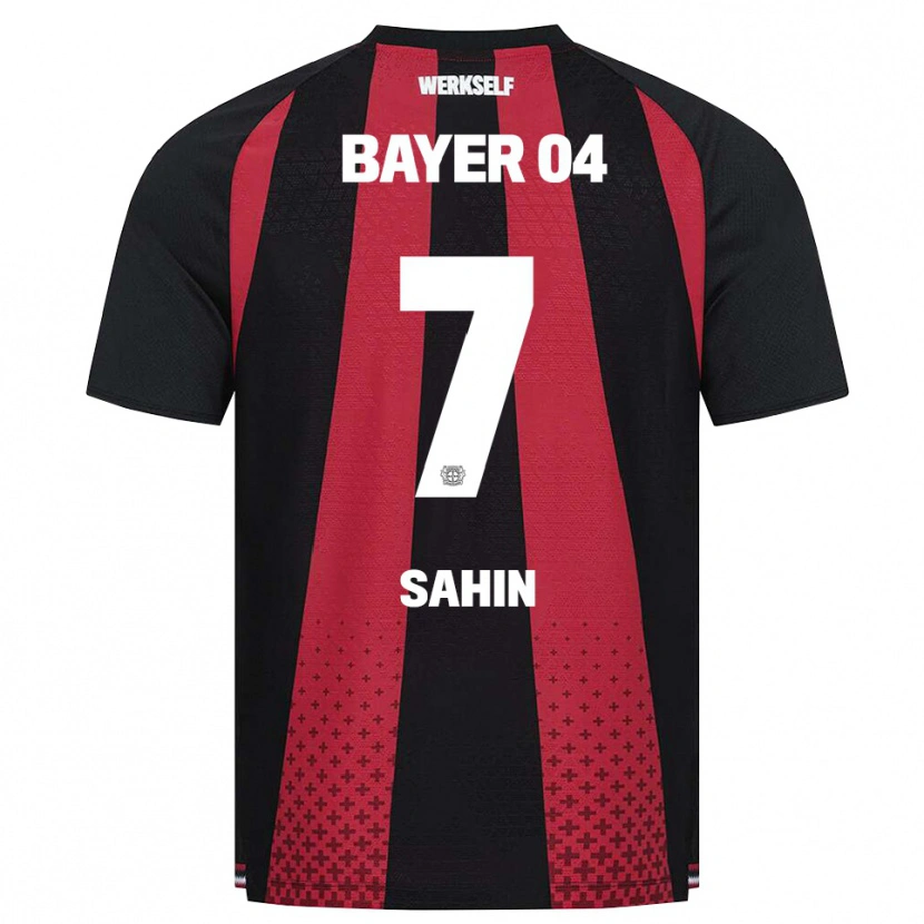 DanxenキッズBatuhan Sahin#7ブラック ホワイト レッドホームシャツ2026/27ジャージーユニフォーム