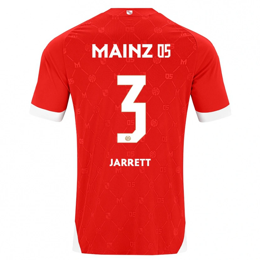 DanxenキッズTyrone Jarrett#3レッド ホワイトホームシャツ2026/27ジャージーユニフォーム
