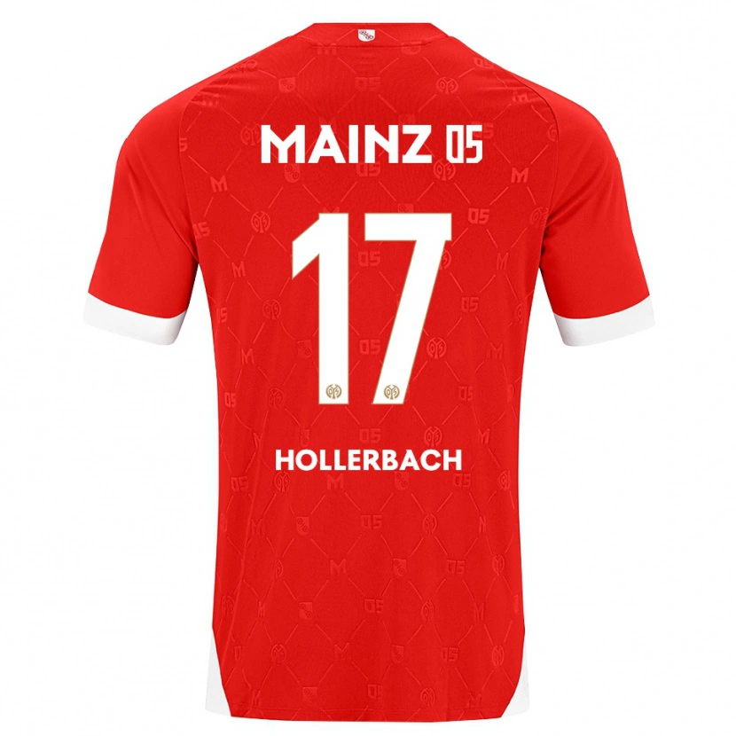 Danxenキッズベネディクト・ホラーバッハ#17レッド ホワイトホームシャツ2026/27ジャージーユニフォーム