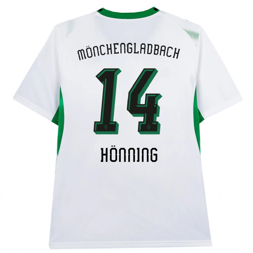 DanxenキッズLouis Hönning#14ホワイト ブラック グリーンホームシャツ2026/27ジャージーユニフォーム