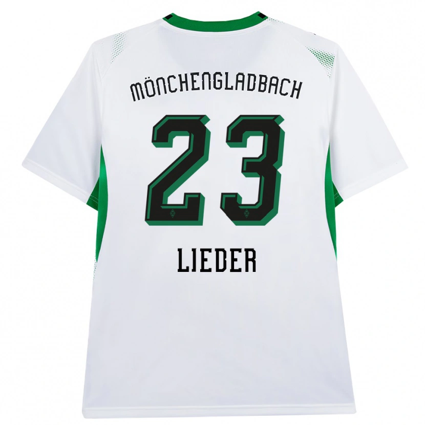 DanxenキッズMichel Lieder#23ホワイト ブラック グリーンホームシャツ2026/27ジャージーユニフォーム