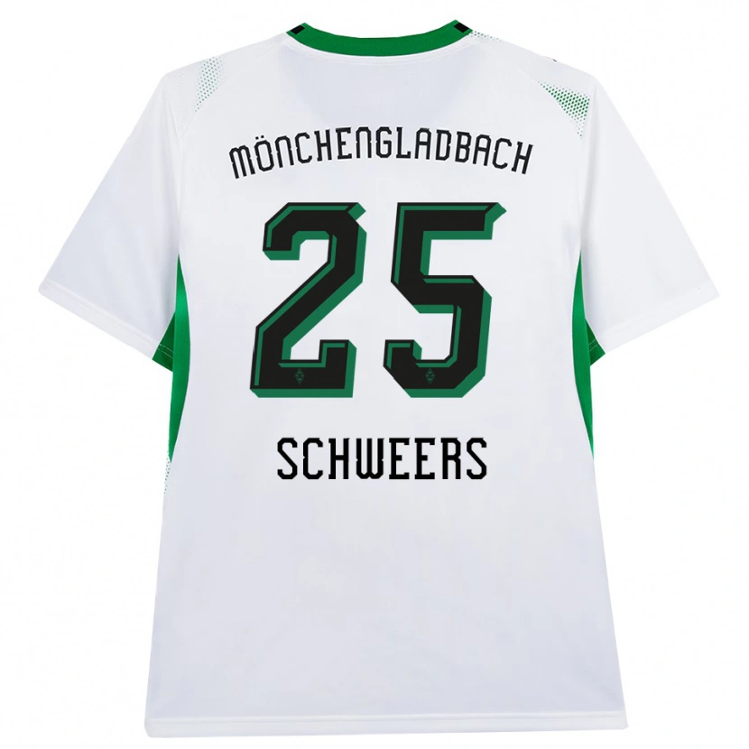 DanxenキッズLion Schweers#25ホワイト ブラック グリーンホームシャツ2026/27ジャージーユニフォーム