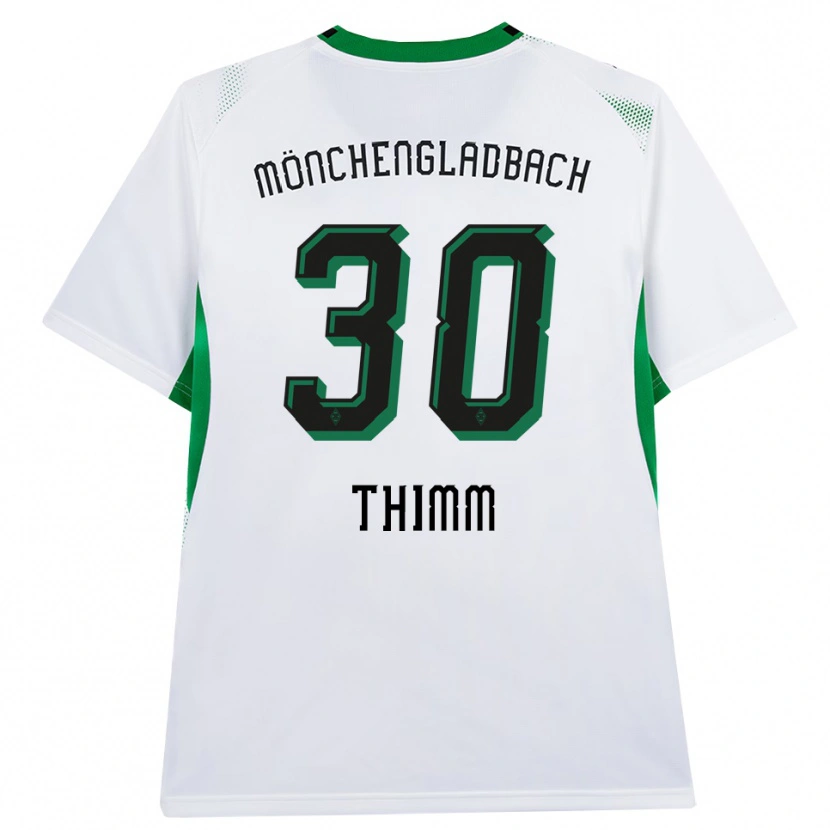 DanxenキッズJoshua Thimm#30ホワイト ブラック グリーンホームシャツ2026/27ジャージーユニフォーム