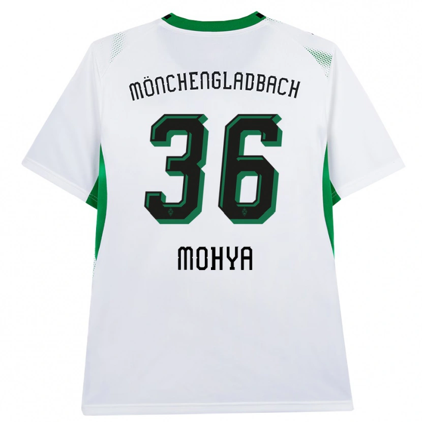 DanxenキッズWael Mohya#36ホワイト ブラック グリーンホームシャツ2026/27ジャージーユニフォーム