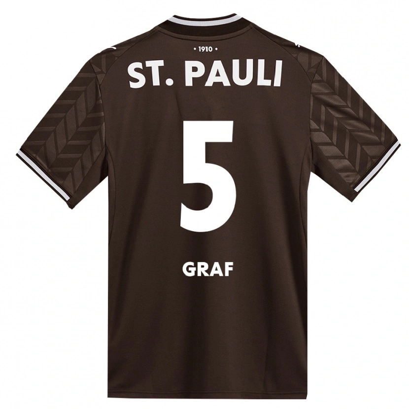 DanxenキッズAlexander Graf#5カフェ ホワイトホームシャツ2026/27ジャージーユニフォーム