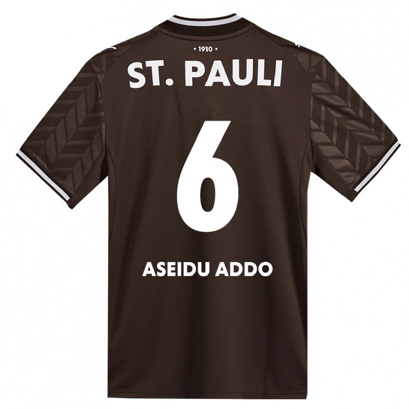DanxenキッズJoel Addo#6カフェ ホワイトホームシャツ2026/27ジャージーユニフォーム