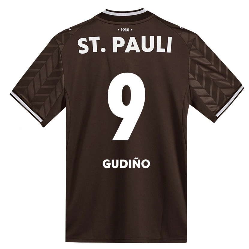 DanxenキッズAlberto Gudiño#9カフェ ホワイトホームシャツ2026/27ジャージーユニフォーム