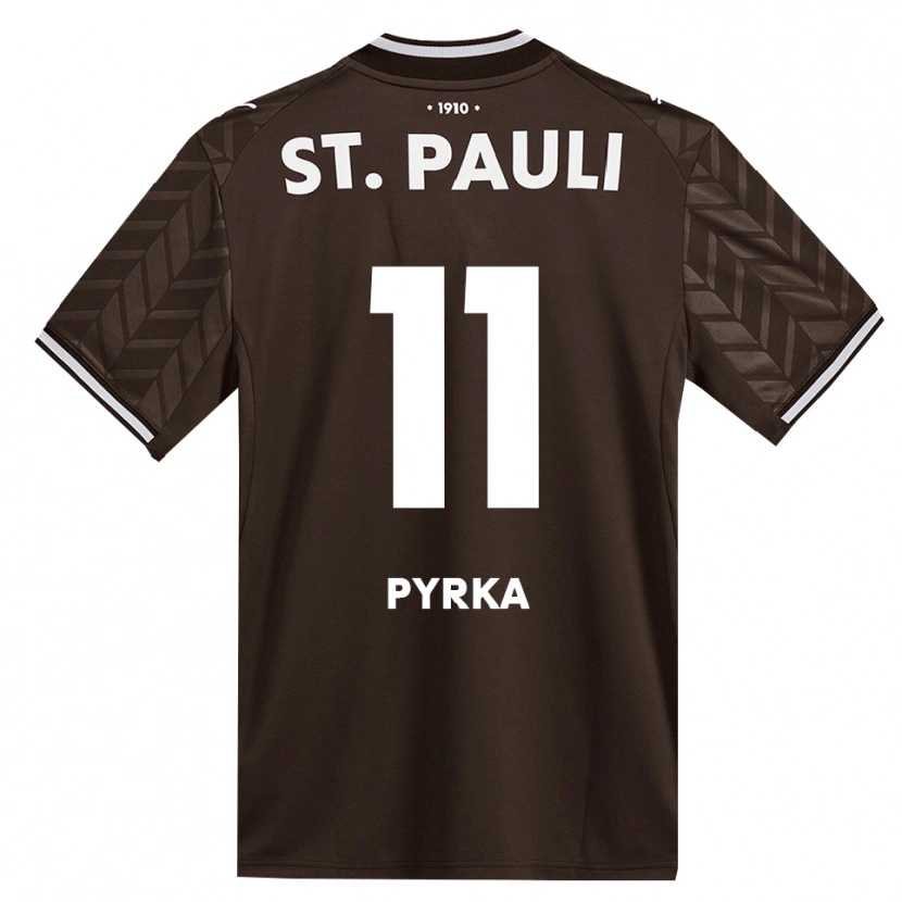 DanxenキッズArkadiusz Pyrka#11カフェ ホワイトホームシャツ2026/27ジャージーユニフォーム