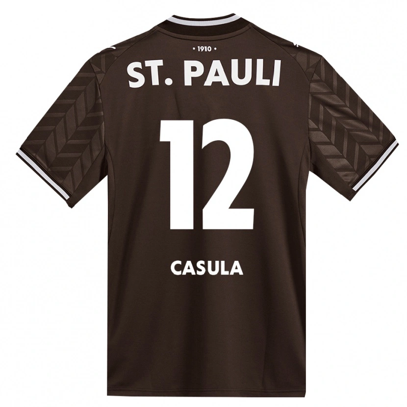 DanxenキッズDavid Casula#12カフェ ホワイトホームシャツ2026/27ジャージーユニフォーム