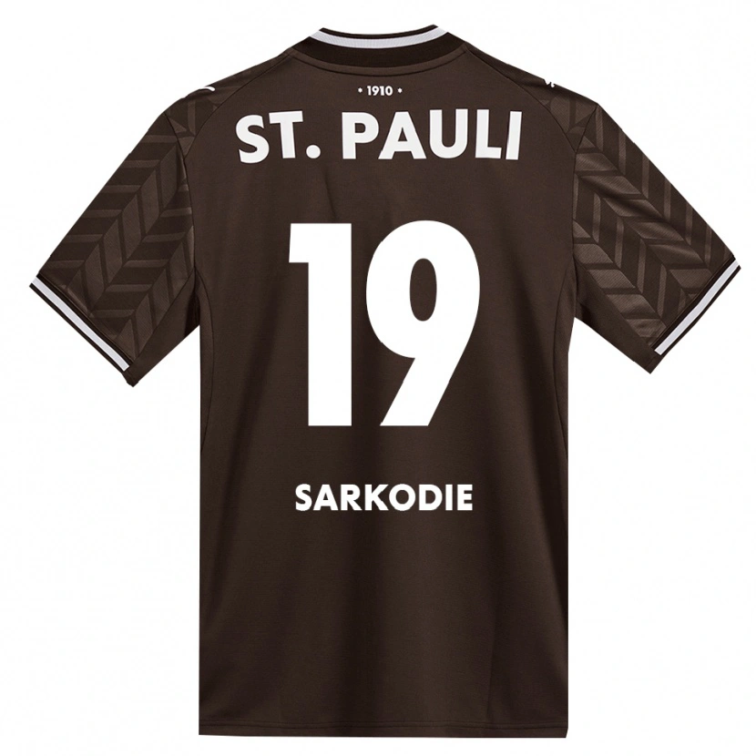DanxenキッズJoel Sarkodie#19カフェ ホワイトホームシャツ2026/27ジャージーユニフォーム