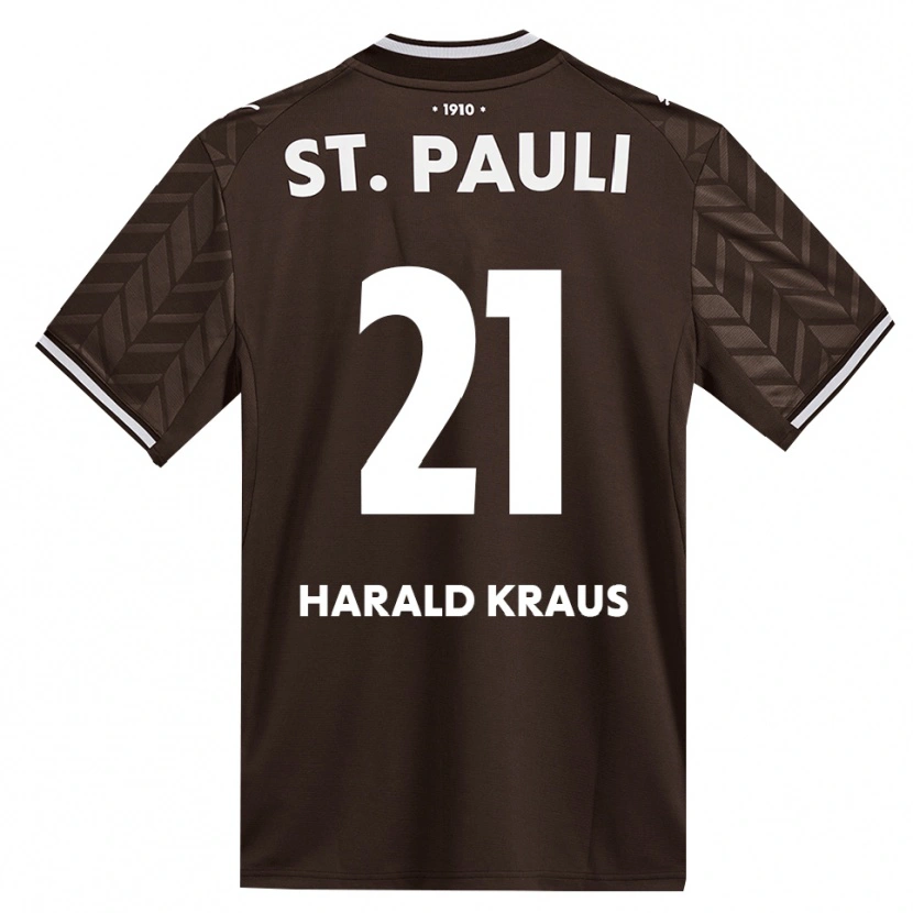 DanxenキッズStefan Harald Kraus#21カフェ ホワイトホームシャツ2026/27ジャージーユニフォーム