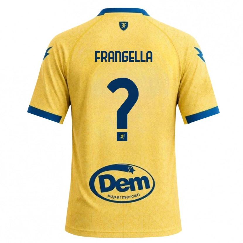 DanxenキッズFrancesco Frangella#0カーキ ブラック ブルーホームシャツ2026/27ジャージーユニフォーム