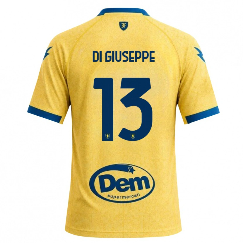 DanxenキッズCristian Di Giuseppe#13カーキ ブラック ブルーホームシャツ2026/27ジャージーユニフォーム