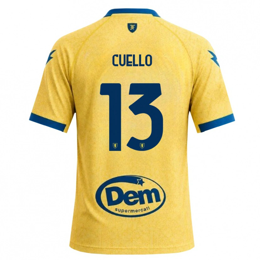 DanxenキッズGabriel Cuello#13カーキ ブラック ブルーホームシャツ2026/27ジャージーユニフォーム