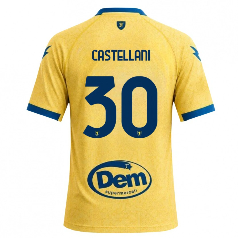 DanxenキッズAndrea Castellani#30カーキ ブラック ブルーホームシャツ2026/27ジャージーユニフォーム