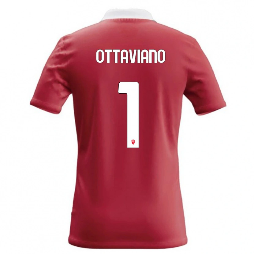 DanxenキッズAlessandro Ottaviano#1赤 白ホームシャツ2026/27ジャージーユニフォーム