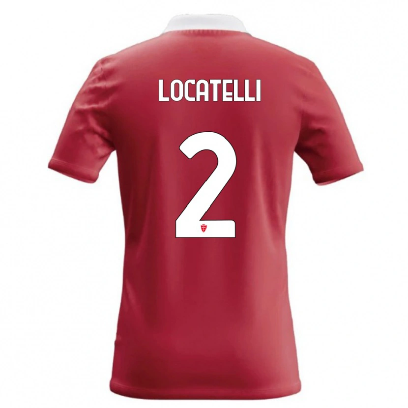 DanxenキッズGabriel Locatelli#2赤 白ホームシャツ2026/27ジャージーユニフォーム
