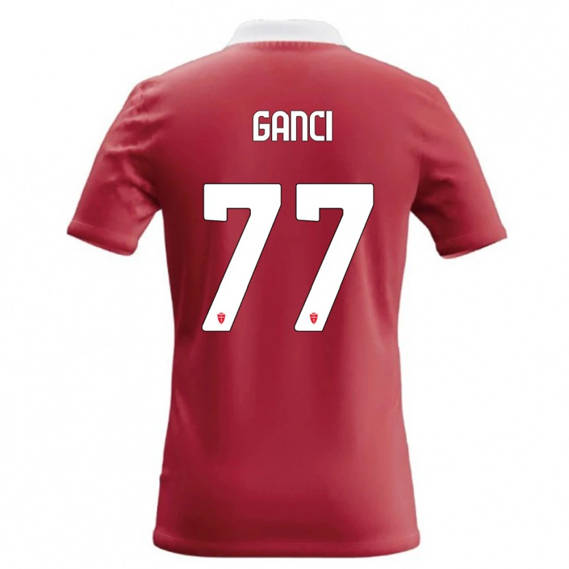 DanxenキッズDaniele Ganci#77赤 白ホームシャツ2026/27ジャージーユニフォーム