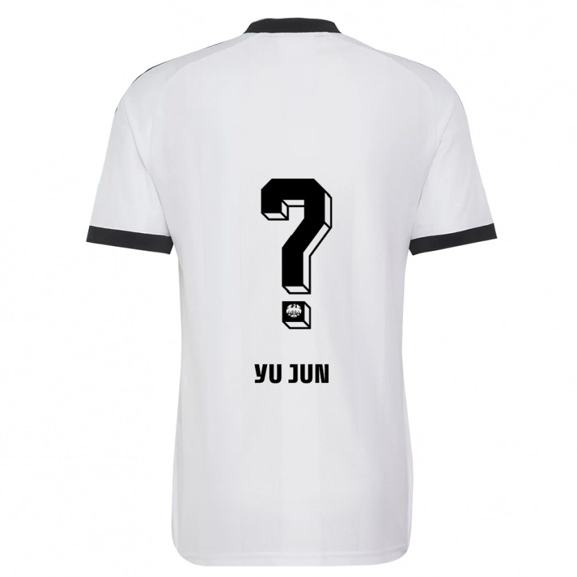DanxenキッズYu-Jun Seo#0ブラック ホワイトアウェイシャツ2026/27ジャージーユニフォーム