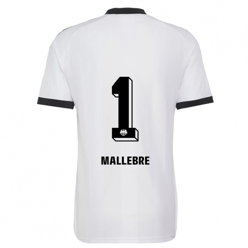 DanxenキッズAaron Mallebre#1ブラック ホワイトアウェイシャツ2026/27ジャージーユニフォーム